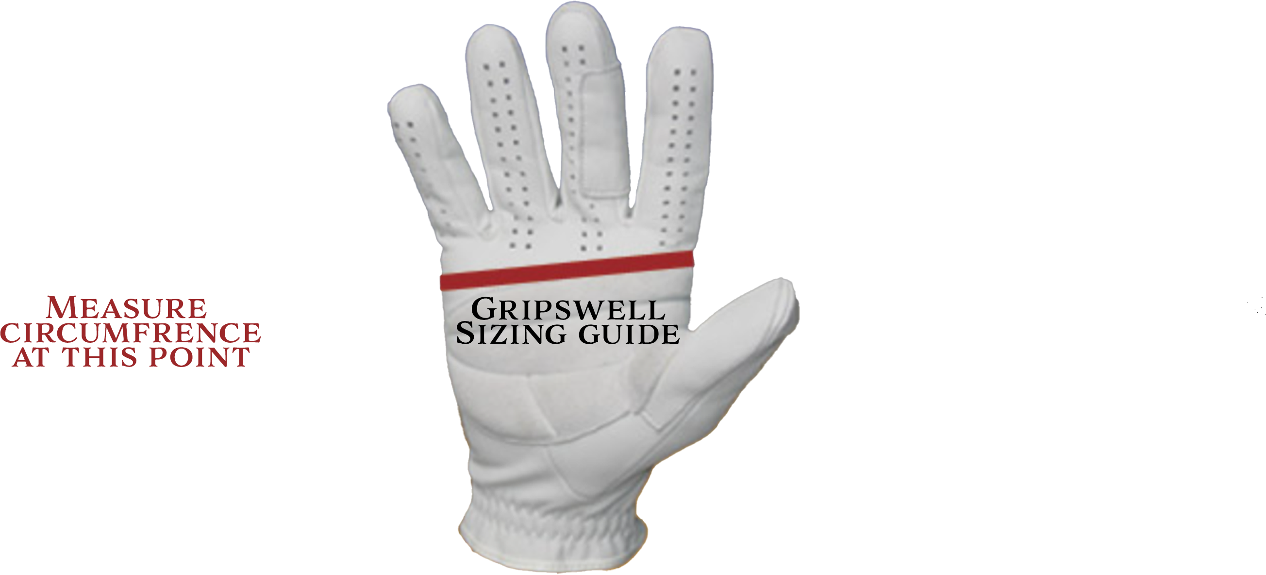 Gripswell Sizing guide Anglo Spanish Imports